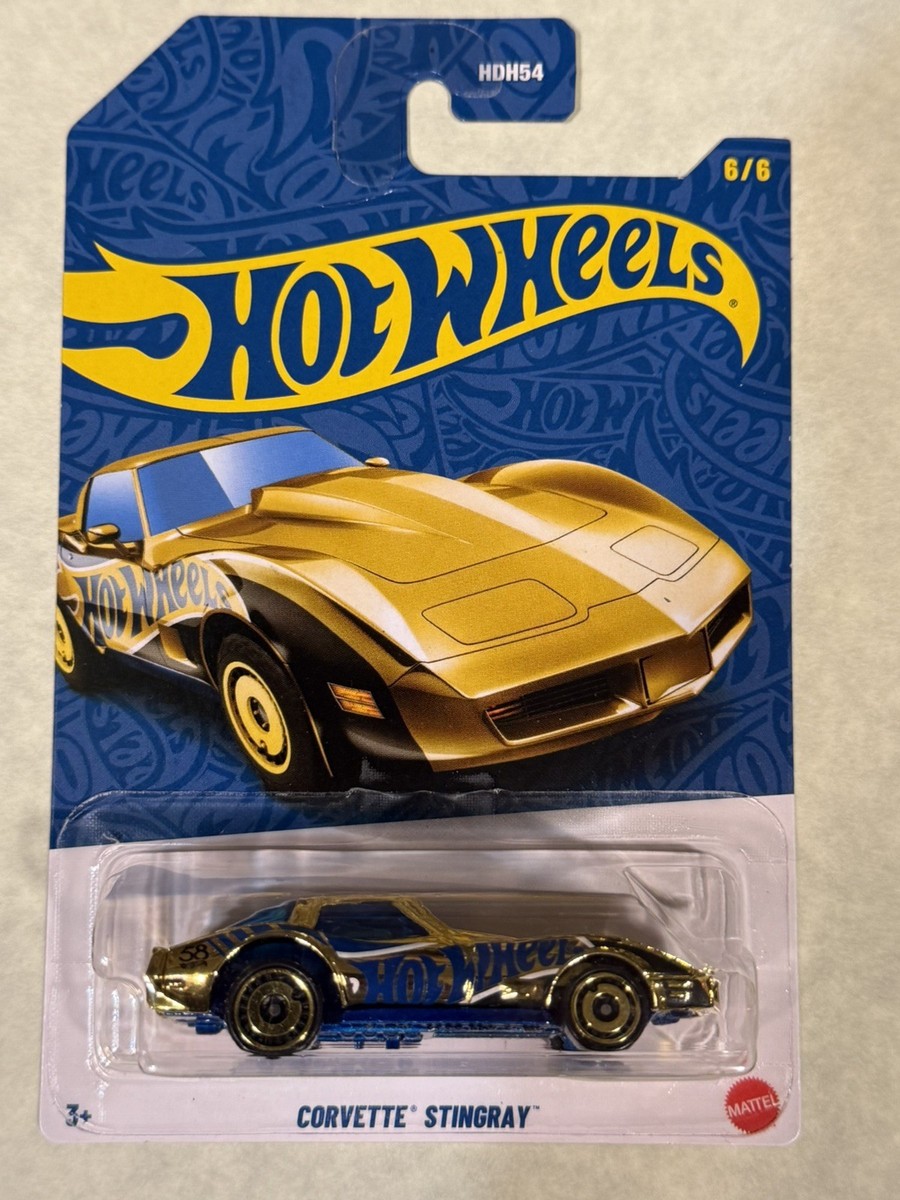 Hot Wheels Corvette Stingray - GOLD CHASE - 58th Anniversary 6/6