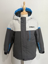 ZeroXposur Boys Jacket Size 5 Gray Blue Hooded Winter Coat Ski Outdoor Gear Used