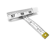  All-Purpose 60 Inch Double Sided Fractional Inches and Millimeter/Centimeter 