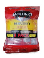 Jack Link's Beef Jerky, TERIYAKI , 3.25 oz  3 Pack 