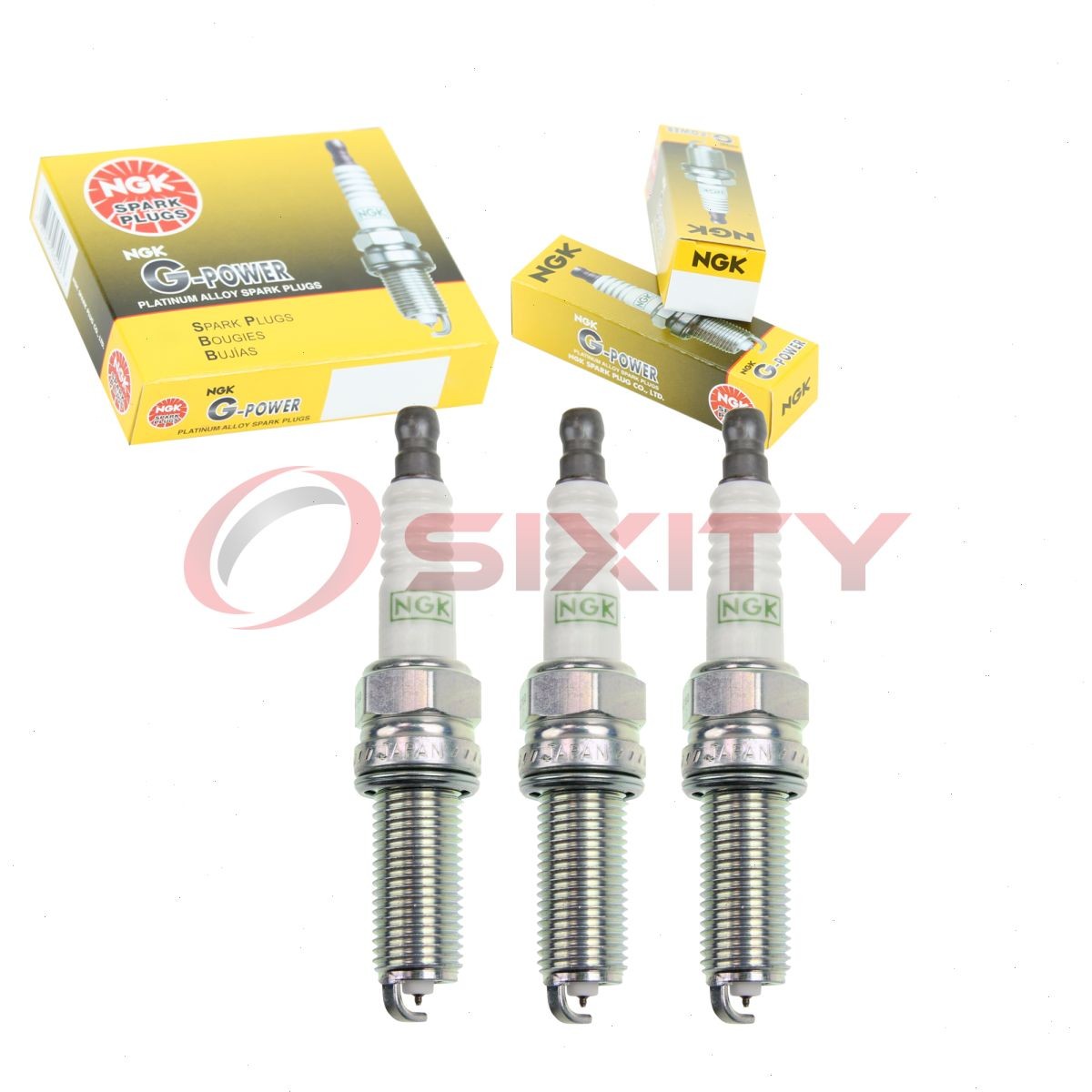 3 pcs NGK G-Power Spark Plugs for 2008-2015 Smart Fortwo 1.0L L3 - Engine xc
