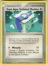 Team Aqua Technical Machine 01 79/95 Uncommon Team Magma vs Team Aqua Pokemon NM on eBay