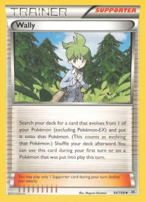 WALLY 94/108 UNCOMMON ROARING SKIES POKEMON NEAR MINT