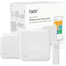 tado° Wireless Smart Thermostat V3+ Starter Kit | Programmer + Hot Water Control