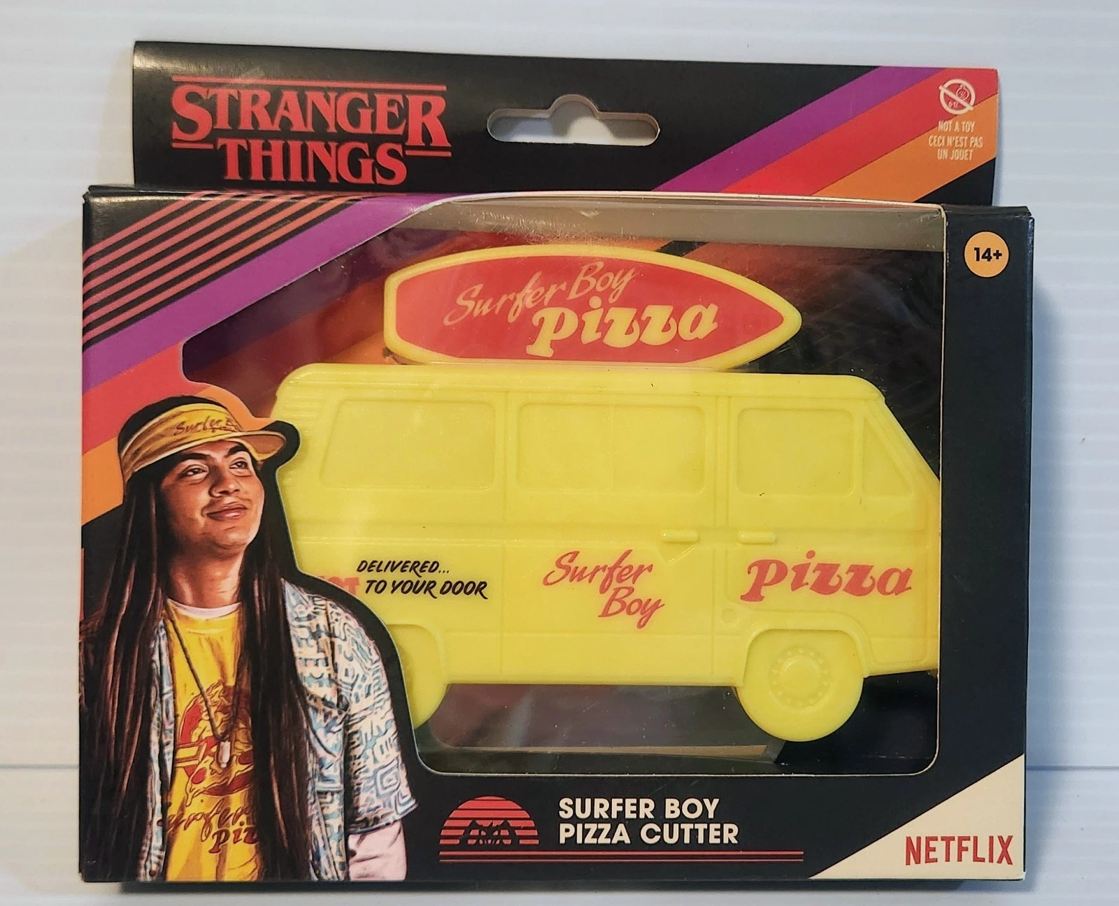 Fred Stranger Things Surfer Boy Pizza Delivery Van Pizza Cutter Netflix