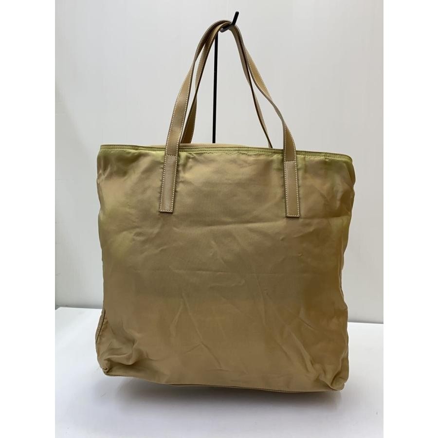 Prada Tote Bag Beige Solid Authentic - image 3