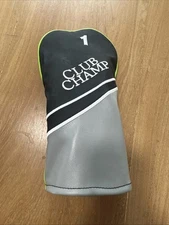Club Champ Driver Head Cover Black And Silver