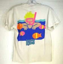 90s Kids XL Coppertone Kids Promo T Shirt Vibrant Back Graphic USA Made Vintage
