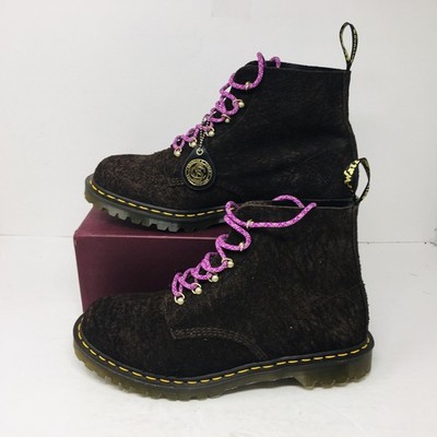Dr. Martens 101 Dark Brown Roug Finish Suede Men's Boots Size 14 M - Medium