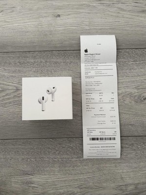 Apple AirPods Pro 3 White Wireless Bluetooth In-Ear Earbuds w/ Built-In Mic