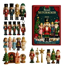 Merry Nutcracker Ad-vent Calendar 2025, 24-Day Christmas Countdown Calendar