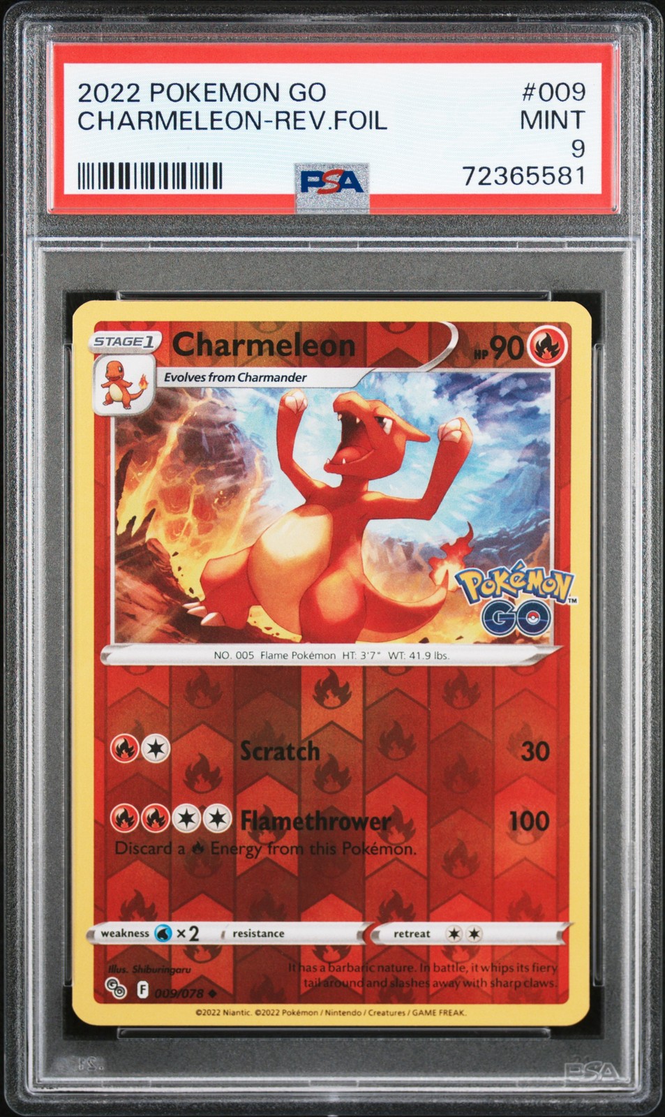 Charmeleon Reverse Holo #9