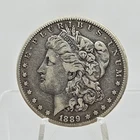 AUTHENTIC 1889 CC Carson City  Morgan Silver Dollar U.S Coins & Currency
