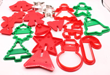 Cookie Cutter Lot Baking Holiday Christmas Mix Assortment Plastic Metal Nordic