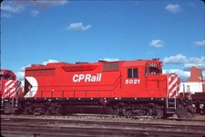 CP Rail Canadian Pacific GP38AC 5021 - 3/4 roster view - 1987        12/25 BB-7
