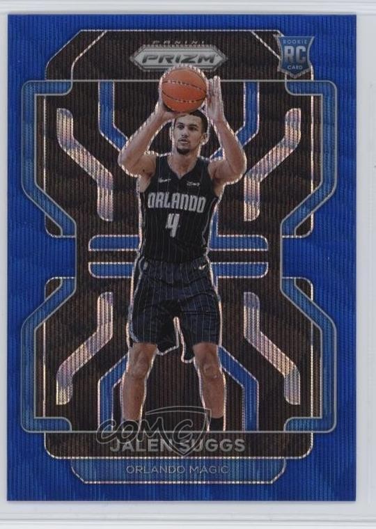 2021-22 Panini Prizm Blue Wave Prizm Jalen Suggs #314 6j0