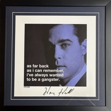 HENRY HILL Signed Print 16x16 GOODFELLAS Original Gangster Ray Liotta FRAMED COA