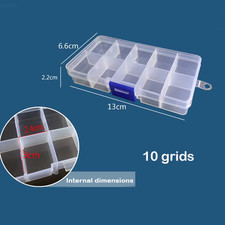 15 Grids Transparent Plastic Storage Organizer Compartment Adjustable Container