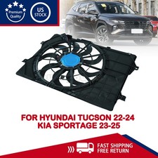 NEW For Hyundai Tucson 22-24 Kia Sportage 23-25 Radiator Cooling Fan Assy US