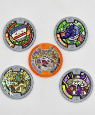 Yo-kai Watch Medal Lot 5pcs Rank S Official Bandai Japan