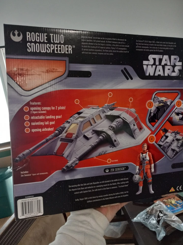 Star Wars ROGUE TWO SNOWSPEEDER con Zev Senesca Saga Colección Objetivo Exclusivo Foto 2 de 4