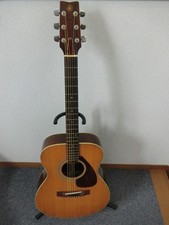 Yamaha FG-250 Acoustic Guitar Vintage Green Label Japan Tuning Fork Mark As Is