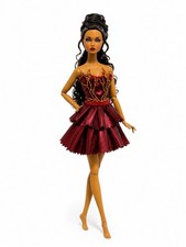 Barbie Kleid Handmade Doll Dress Fashion Roya...