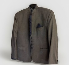 Wintage Men’s 44R Nehru-style blazer Mandarin Collar Jacket Sportcoat New $285