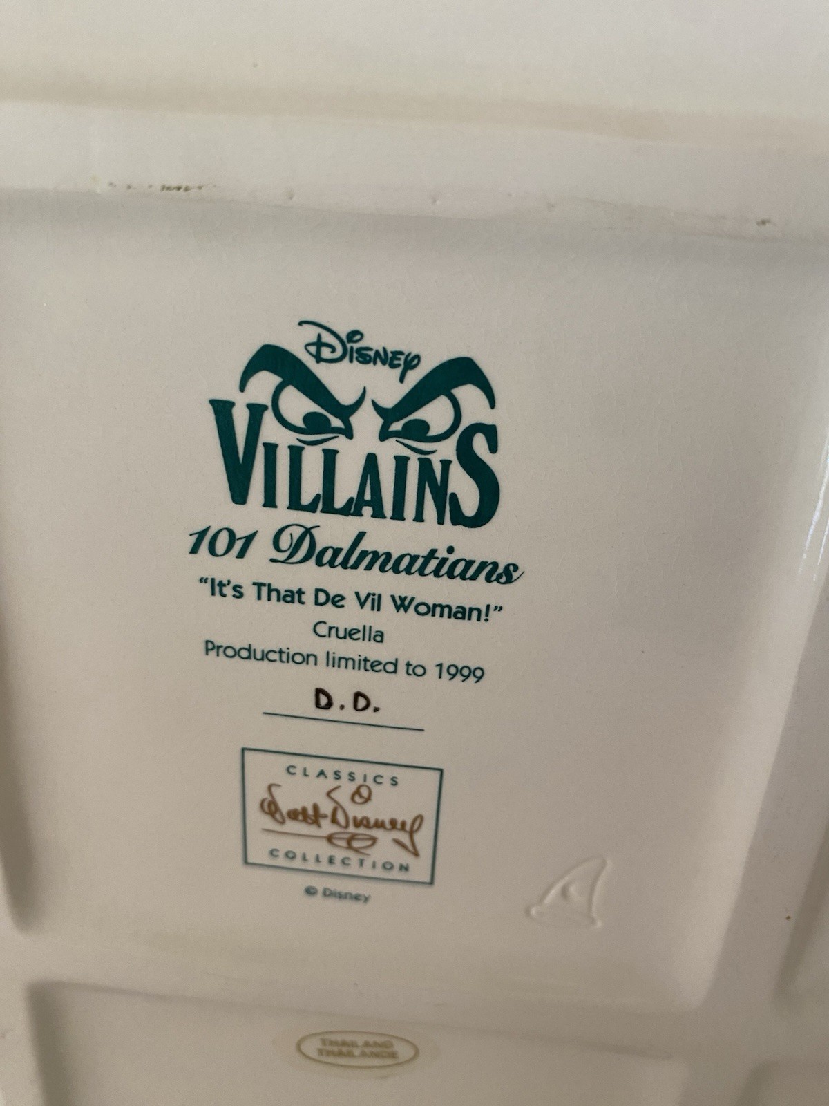 WDCC 101 Dalmations It’s That de Vil Disney Classics Collection Figurine W/Box