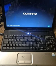 Parts ​Compaq Presario Laptop - RARE German Keyboard WORKING NO HDD / NO Charger