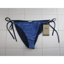 Nike Swim Essential Bikini Bottoms Side Tie Blue Women's Large NESSF272-990