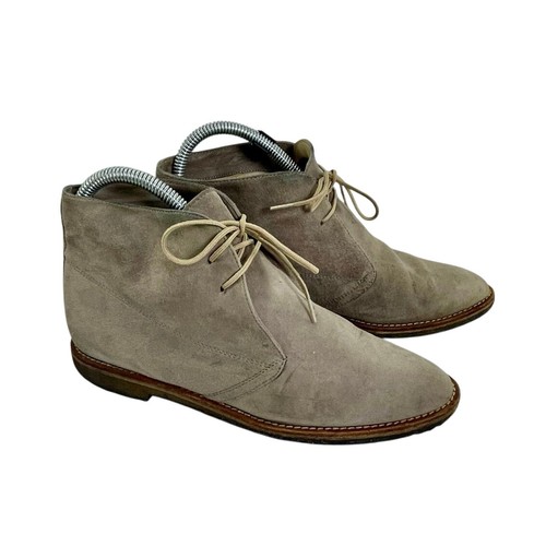 MANOLO BLAHNIK BOOTIES BERWICK WILDLEDER TAUPE GR. 6 STREETWEAR VIELSEITIG - Bild 9 von 12