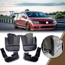 Splash Guards Mud Flaps For Honda Civic Sedan 2006-2011 Front And Rear Easy Inst Splash Guards Mud Flaps For Honda Civic Sedan 2006-2011 Front And Rear Easy Inst