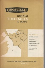 CROSVILLE BUS TIMETABLE BOOK NO.5 AREA JUN 1966 WITH ROUTE MAP