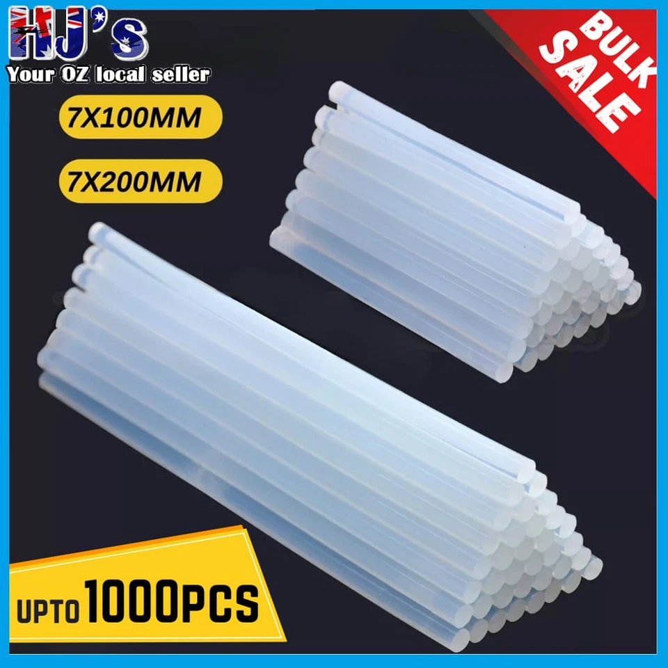 Clear Hot Melt Glue Sticks Adhesive Craft Stick Glue Gun 7mm 11mm 300mm Au Bulk - image 1 of 1