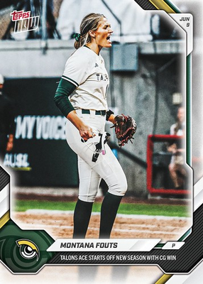#ad Montana Fouts 2026 AUSL Topps NOW® Card 1 Softball *PRESALE* $4.45