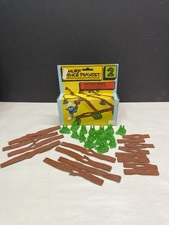 Smurf Fence Schleich Playset Vintage 2 No. 6406 Complete - West Germany