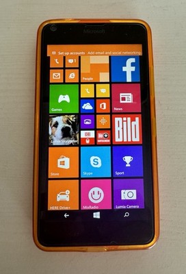 Microsoft Lumia Orange dual sim smartphone