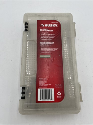 #ad #ad Husky 9 In Parts Bin Organizer Locking Latches $15.00