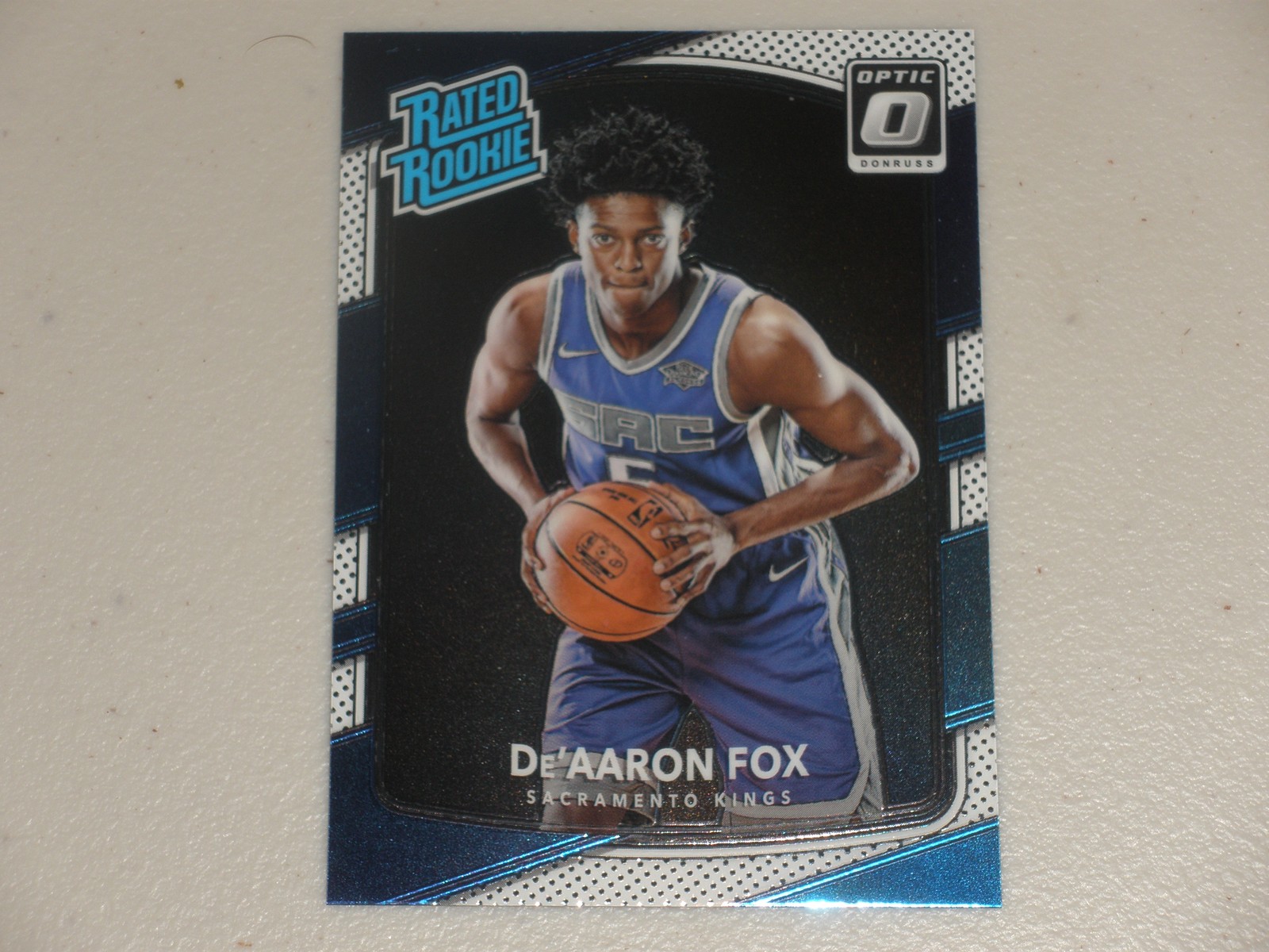 2017-18 Donruss Optic Rated Rookie #196 De'Aaron Fox RC