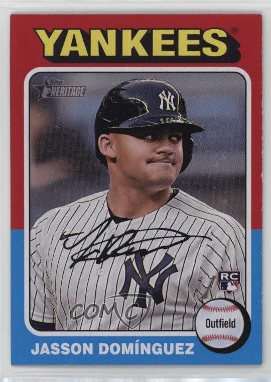 2024 Topps Heritage Rookies Jasson Dominguez Jasson Domínguez #399 0za6