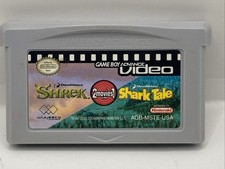 Majesco Game Boy Advance Video Shrek & Shark Tale 2 Movies in 1 GBA 2005