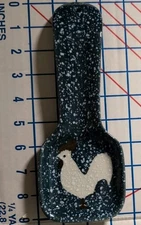 Chicken Spoon Rest Holder Farmhouse Country Decor 