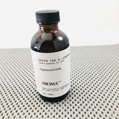 AromaTech Green Tea & Lemongrass Aroma Essential Oil Blend Aromatherapy 4 oz