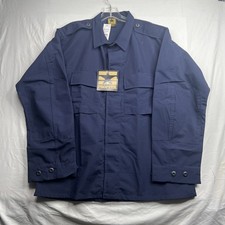 NWT Propper BDU Coat Jacket Mens Size LR Navy Blue Combat Tactical Uniform