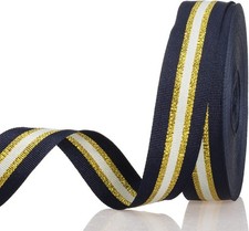 24 Yards 1 Inch Stripe Grosgrain Ribbon Double Face Polyester Ribbon for Crafts