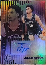 2022-23 Panini Chronicles Draft Picks - Illusions Rookie Signs Justin Minaya...