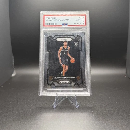 2023 Panini Prizm Victor Wembanyama Rookie RC #136 PSA 10 Gem Mint Spurs