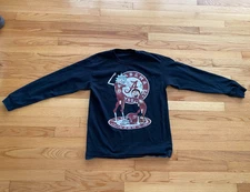 Rick and Morty Alabama Crimson Tide Long Sleeve T-Shirt Size Medium No Tag Stain