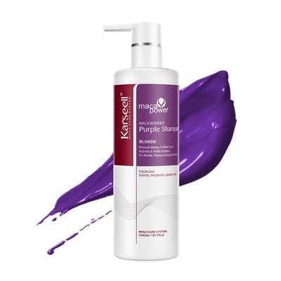 Karseell Purple Shampoo Professional neutralisiert Messing- und Gelbtöne